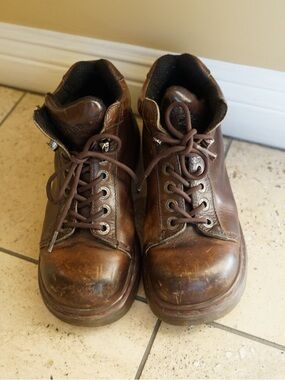 Vintage Brown Doc Martens ankle boots